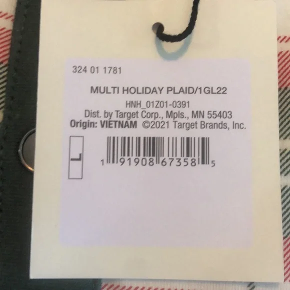 Hearth & Hand Magnolia LAST ONE Holiday Plaid (Union) Pajamas Adult Large NWT - Picture 4 of 6